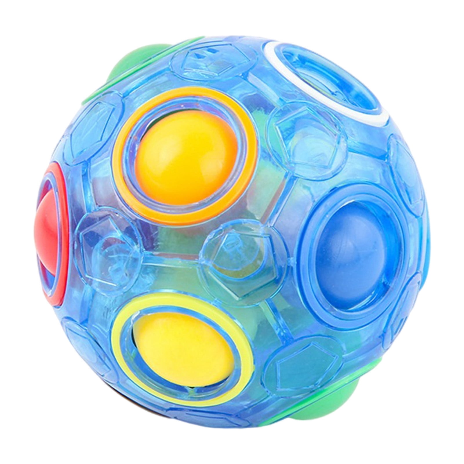 Fidget Ball Rainbow Magic Puzzle Cube Fidget Toy Stress Relief Autism Gifts Toys 
