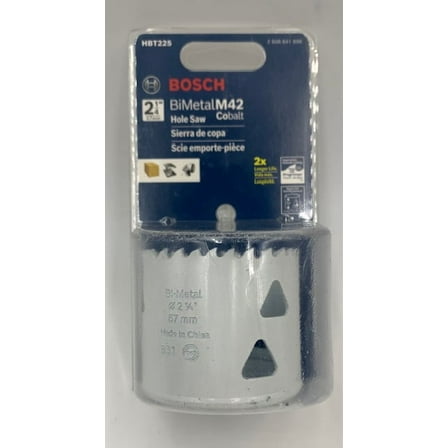 BOSCH HBT225 2-1/4 in. Bi-Metal T-Slot Hole Saw