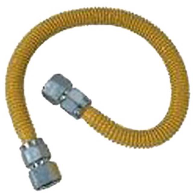 Plumb Shop CSSC5524 24 x 0.62 in. OD Procoat Range Gas Connection Hose