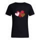 thumbnail image 2 of Pntutb - Blusa informal de manga corta para mujer con estampado del día de San Valentín Pntutb Pntutb-4396, 2 of 7