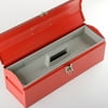 "19"" Portable Metal Tool Box With Carrying Tray Carpenter"