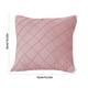 thumbnail image 2 of 16.53 X 16.53 Pulgada Funda de Cojín para Sofá con Inserción de Almohada, Funda de Almohada de Seda de Piel de Símil Diamante + Núcleo de Almohada, Rosa, 2 of 7