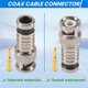 thumbnail image 5 of 20 Pcs BNC Compression Connector 75 Ohm Coupler with Copper Pin for RG58-59 Crimper Video Plug Exten, 5 of 5