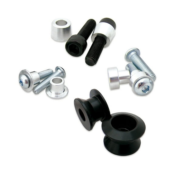 ProBoltUSA Swingarm Spools Black Multi-Fit Most Models 020-00151