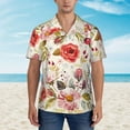 thumbnail image 3 of Mens Casual Hawaiian Shirts Short Sleeve Button Down Beach Shirts Shirts, 3 of 8