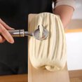 thumbnail image 3 of Cortador de masa para fideos con orificio para colgar, cortador manual de pasta de acero inoxidable para un corte uniforme de fideos, picador de verduras, utensilio de cocina, 3 of 7