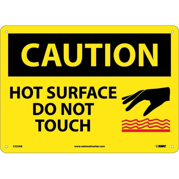 CAUTION HOT SURFACE DO NOT TOUCH SIGN