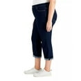 thumbnail image 2 of Style & Co RINSE Women's Plus Size Roll Cuff Capri Pants, US 14W, 2 of 4