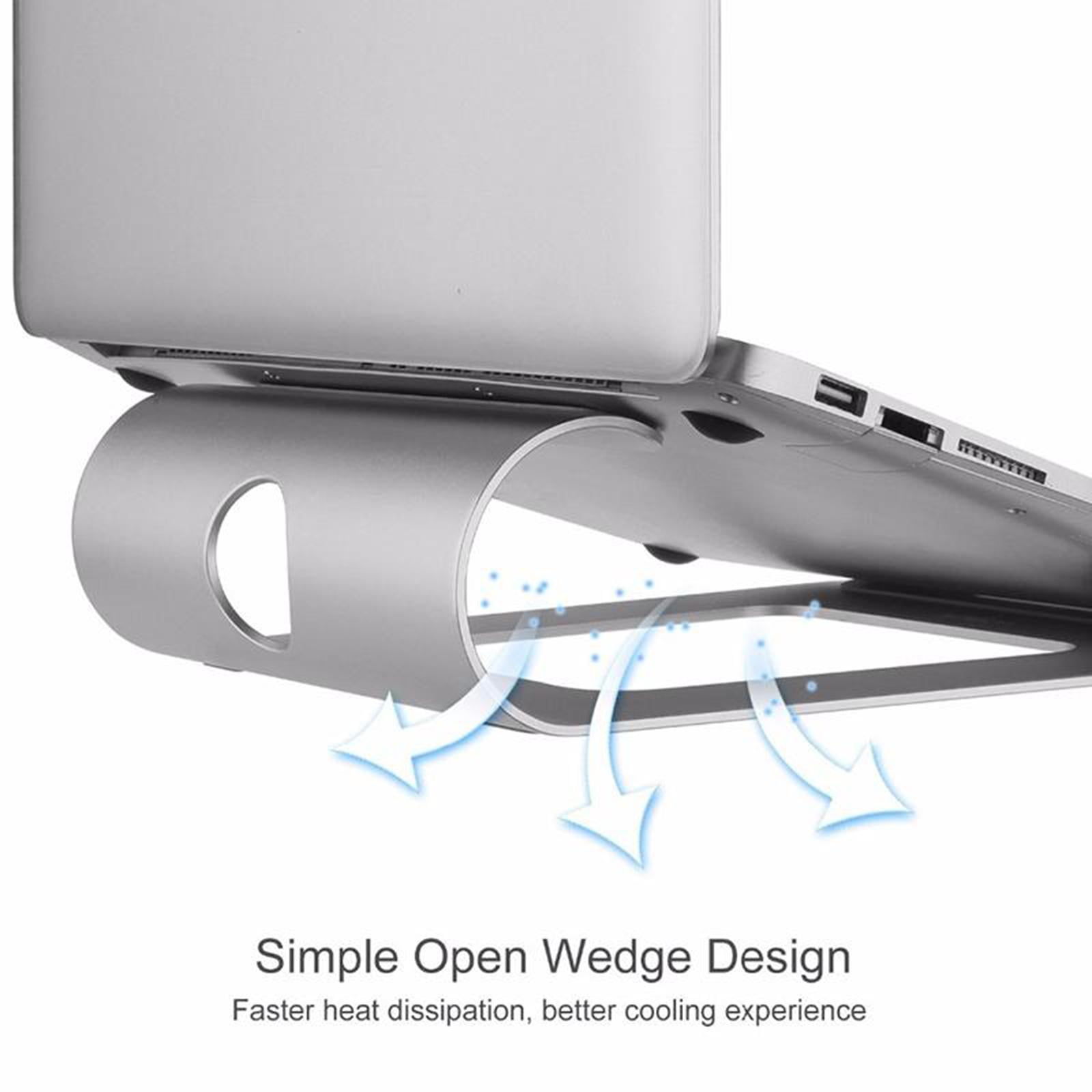 LeeQinersw Laptop Holder Mount Desktop - Fits up to 15 inches Laptop Desk, for Notebook, Tablet, Laptop Stand
