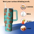 thumbnail image 3 of 40oz Cute Octopus Tumbler with Handle and Straw, Animal Lovers Gifts for Women Men, Sea Ocean Stainless Steel Travel Mug Water Bottle, Vacuum Insulated Cup with Lid, 3 of 6