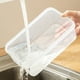 thumbnail image 4 of Caja de almacenamiento de kimchi de gran capacidad, 1650 ml, de plástico de grado alimenticio, sellada y con tapa | Contenedor rectangular transparente para guardar verduras y frutas en el, 4 of 6