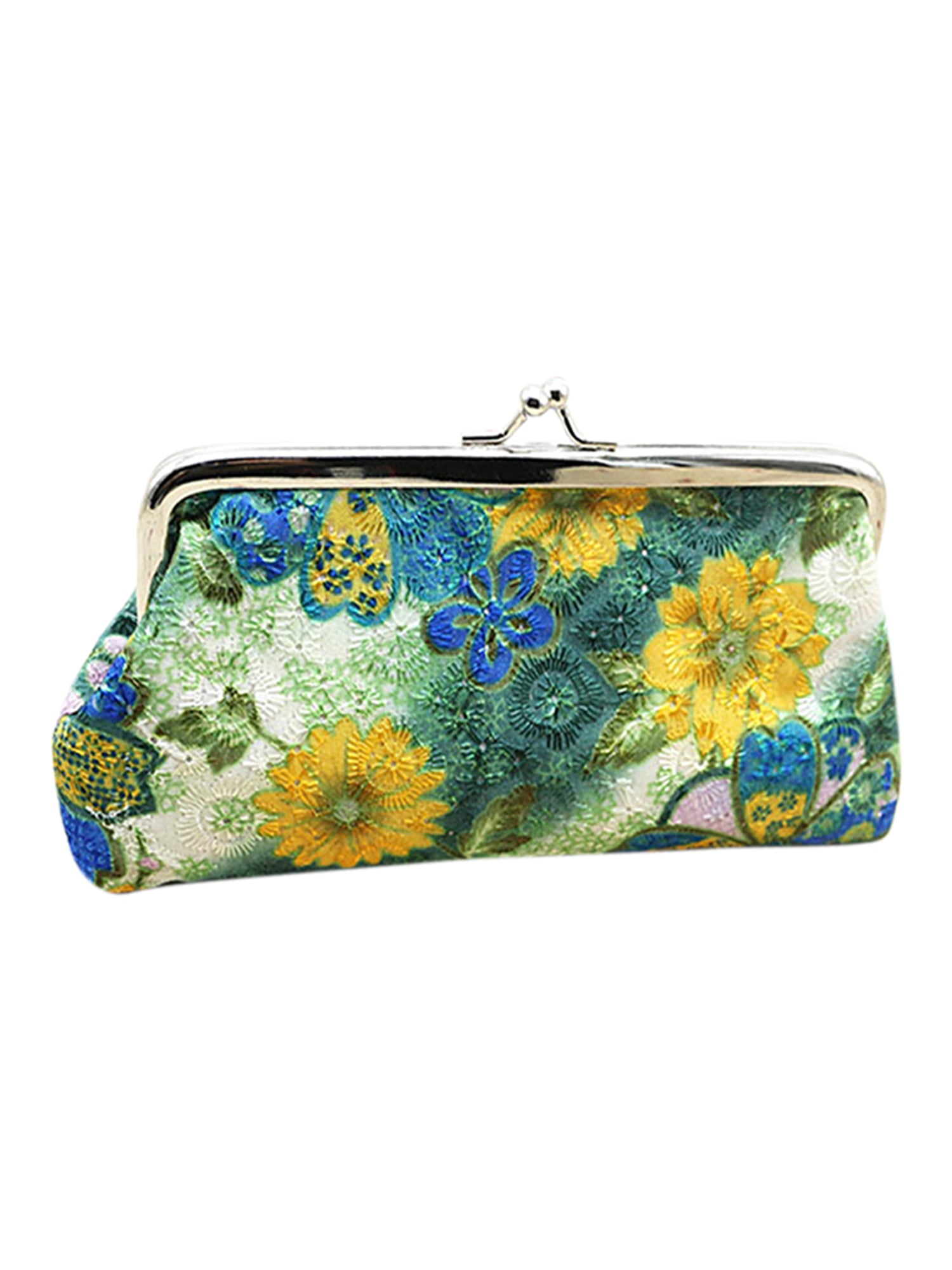 floral clutch purse
