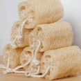 thumbnail image 4 of Natural Loofah Body Scrubber Sponge, 1 Pcs Organic 10x8x8cm Luffa for Exfoliating and Smooth Skin Cleansing, Ideal for Men and Women, Spa and Shower Use, 4 of 9