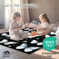 thumbnail image 4 of ODIKA 5'x7' Machine Washable Non-Slip Area Rug, Botanical Haven With Elegant Wing High Traffic Rug, White, 280653, 4 of 7