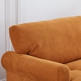 thumbnail image 2 of Me'on 81" Rolled Arm Sofa Couch with Storage, Mid Century Modern Decor Upholstered Couches for Living Room, Button Tufted Loveseat for Bedroom, Blue, 2 of 10