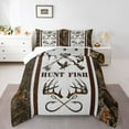 thumbnail image 2 of Manfei Fishing and Hunting Bedding Comforter Set, Rustic Branches Plant Twin Comforter Sets, Farmhouse Wildlife Bedding Set, Lightweight Room Decor, 2-Piece, 2 of 8