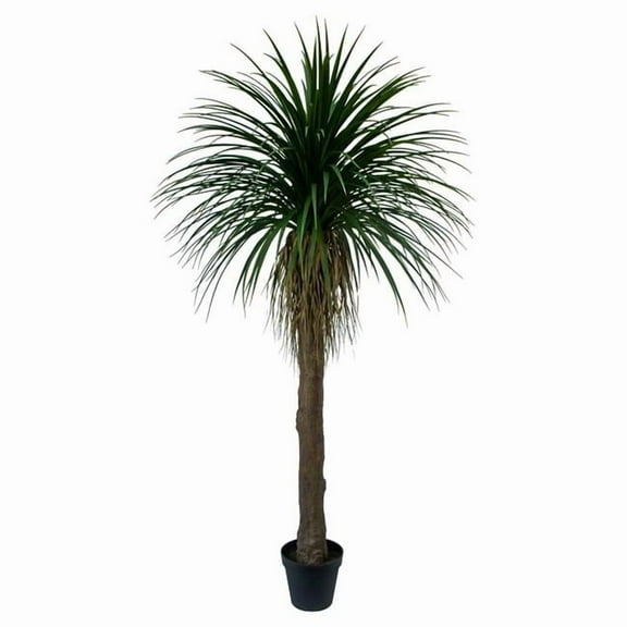 Vickerman FE251765UV 78 in. Yucca Tree in Plastic Pot, Green