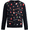 Navy Santa Sleigh, variant on Boys Ugly Christmas Sweater Fleece Novelty Xmas Holiday Party Pullover Sweatshirt