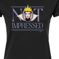 thumbnail image 3 of Disney Villains - Not Impressed - Juniors Fitted Graphic T-Shirt, 3 of 5