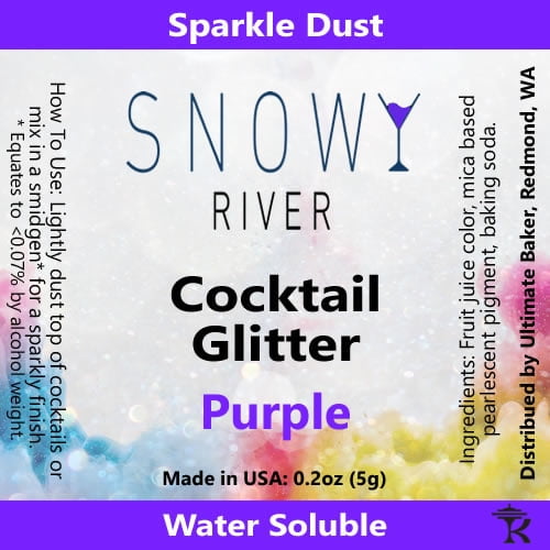 Snowy River Cocktail Glitter Purple