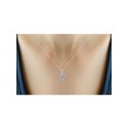 thumbnail image 3 of JewelersClub White Diamond Accent Sterling Silver A TO Z Initial Pendant, 18", 3 of 4