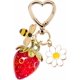 thumbnail image 1 of Charm para Bolsa SIGZKK Llavero de Fresa y Cereza 6x3 cm, 1 of 9