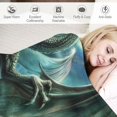 thumbnail image 3 of Nawypu  Blanket Soft Fluffy Flannel  Throw Dragon Angel Love, 3 of 6