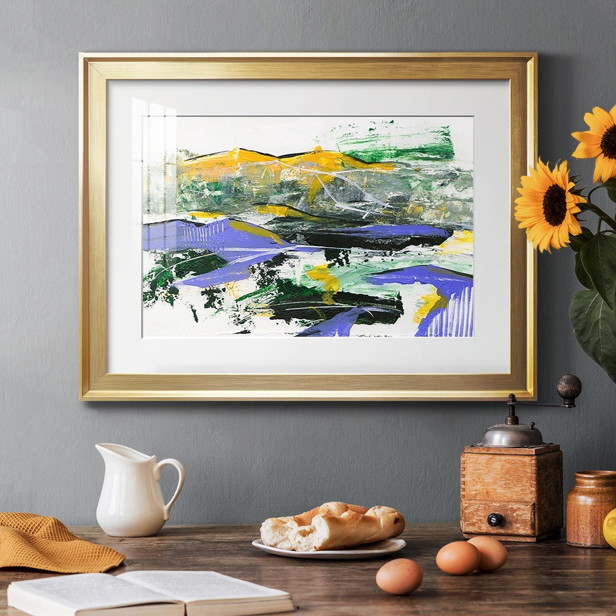 Silent Mountain III Premium Framed Print - Ready to Hang