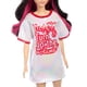 thumbnail image 5 of Muñeca Barbie Fashionistas #214, cabello negro ondulado con vestido y accesorios giratorios, muñeca de moda coleccionable del 65 aniversario, 5 of 5