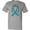 AC-Heather Grey, variant on Inktastic Ovarian Cancer Awareness Ribbon T-Shirt