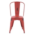 thumbnail image 3 of Homycasa Industrial Metal Stackable Dining Chair for Home or Commercial Use（Set of 2）, 3 of 8