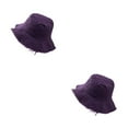 thumbnail image 1 of kurtrusly Bucket Hat Fashionable Sun Protection For Outdoor Activities Casual Comfort purple 2Set, 1 of 6