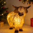 thumbnail image 6 of LED Illuminated Cow Indoor Festive Ornament for Holiday Party Bedroom Decoration Christmas Ornaments, 6 of 16