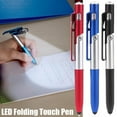 thumbnail image 3 of Folding LED Pen, Multifunction Ballpoint Pen Mobile Phone Stand Holder Folding LED, 3 of 4