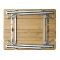 thumbnail image 4 of AmeriHome 25.75 x 17" Adjustable Height Folding Bamboo Table with Carry Bag, 4 of 8