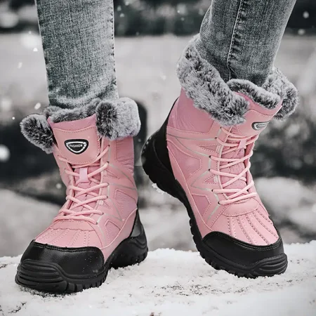 

Women‘s Waterproof Thick Soled Snow Boots Winter Thermal Insulated Snow Shoes Women‘s Footwear