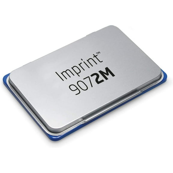 Trodat Imprint 9072M Metal Stamp Pad 11 x 7 cm Blue