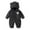ZD Grey, variant on Baby Romper Winter Thick Warm Long Sleeve Zipper Cute Cartoon Bear Hooded Jumpsuit Baby Bodysuit Grey 6 Months-12 Months