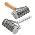 thumbnail image 3 of Coofit Pizza Roller Stainless Steel: Nonslip Handle Kitchen Lattice Roller Dough Docker, 3 of 10
