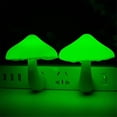 thumbnail image 4 of LED Night Light Mushroom Wall Socket Lamp EU US Plug Warm White Light-control Sensor Bedroom Light Home Decoration, 4 of 10