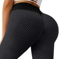 thumbnail image 2 of Leggings for Women Tummy Control High Waist TIK Tok Leggings Workout Sport Tight Yoga Pants Butt Lift Slimming Booty, 2 of 6