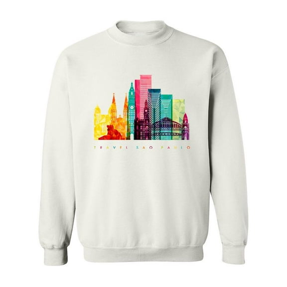 Travel Sao Paulo Brazil Sweatshirt Men -Image by Shutterstock, Male XX-Large
