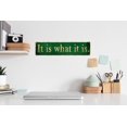 thumbnail image 4 of Man Cave Decor Vintage Wall Decor Is What It Is Vintage Tin Signs Funny Street Metal Signs Para El Hogar, Garaje, Pared, Bar, Decoración De 4 X 16 Pulgadas, 4 of 5