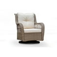 thumbnail image 3 of Tortuga Outdoor Rio Vista Swivel Glider Chair - White with Navy Cushions, 3 of 3