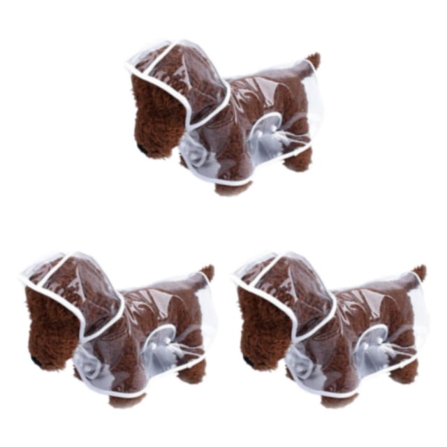 Greeniant Ropa impermeable para mascotas - EVA hecha no tóxica estable conveniente cachorro impermeable impermeable para mascotas marco blanco Type1 NO1
