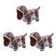 thumbnail image 3 of Greeniant Chubasquero impermeable para mascotas para cachorros - Hebillas de doble Chaqueta de ropa transparente de secado rápido Marco blanco L Type1 NO1, 3 of 6