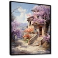 thumbnail image 2 of Designart "A Garden in Aix-en-Provence French Beauty II" France Floater Framed Canvas Print, 2 of 7