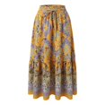 thumbnail image 3 of plus Size Mini Skirts for Women 4x Bad Skirt Women Mid Length Skirts Metallic Tube Top And Skirt Long School Skirt Zipper Front Skirt plus Size Floral Skirts Denim Skirt Buttons Belly Dance Skirt Tall, 3 of 3