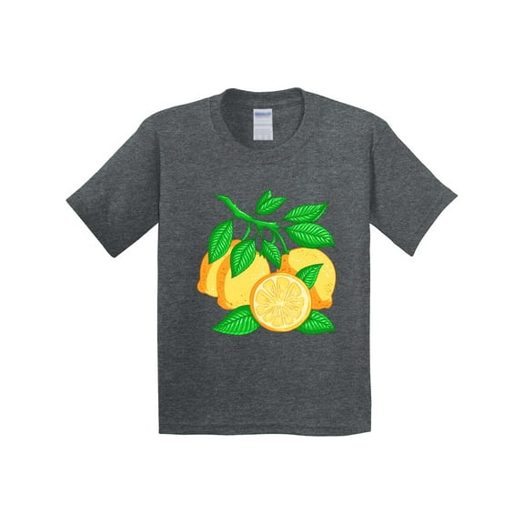 Inktastic I Love Lemons with Lemon Tree Branch Illustration Youth T-Shirt