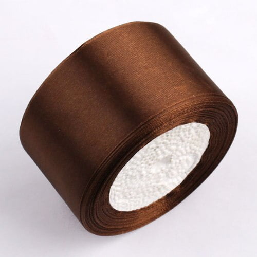 Rollo de 22 metros, 0,6 cm, 1cm, 1,5 cm, 2cm, 4cm, 5cm, cintas de satén de seda, lazo artesanal, papel de regalo hecho a mano, adornos navideños para fiestas y bodas Dengxun unisex